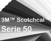 3M™ Scotchcal™ Opake Farbfolie Serie 50, Schwarz / Weiß, glänzend, Breite: 1220mm